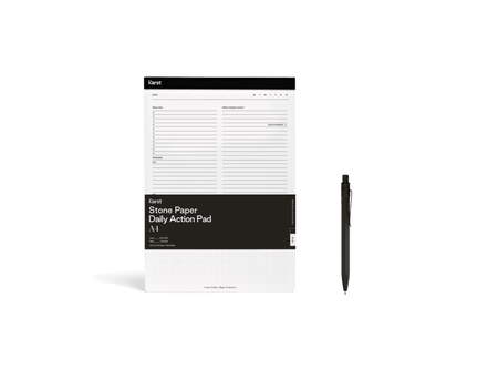 A4 Action Pad & Stone Pen Set