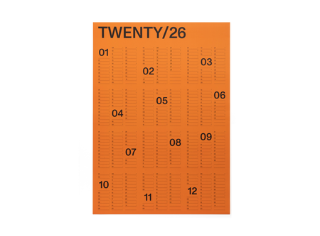 2026 Yearly Wall Calendar
