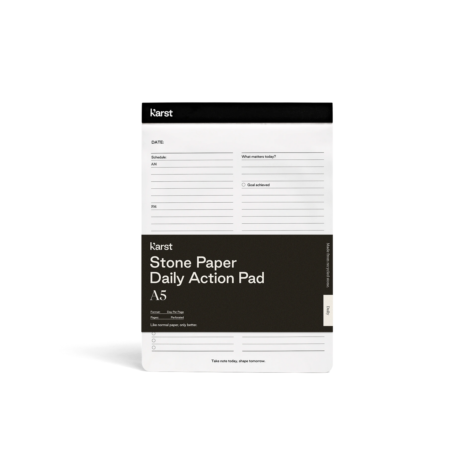 A5 Daily Action Pad