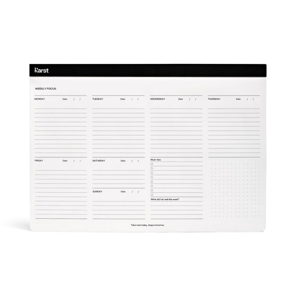Weekly Desk Pad A4